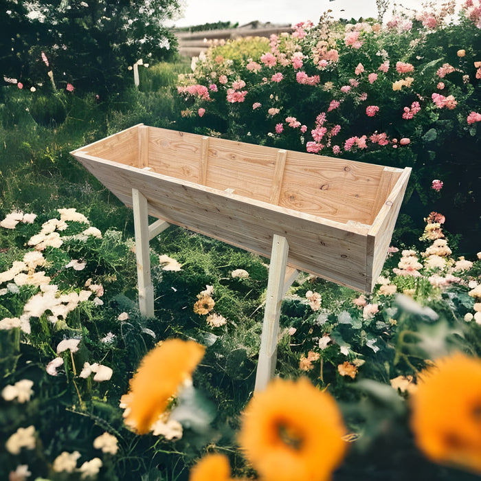 WBC Raised Wooden Garden Bed Planter