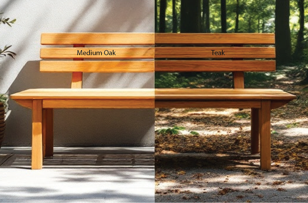 Wooden Memorial Cotswold Wood Bench