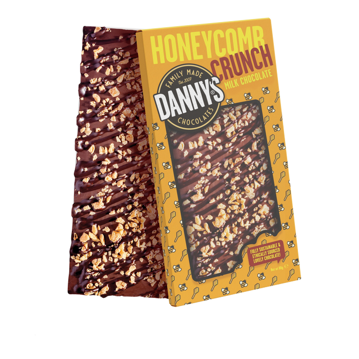 Honeycomb Crunch Chocolate Bars