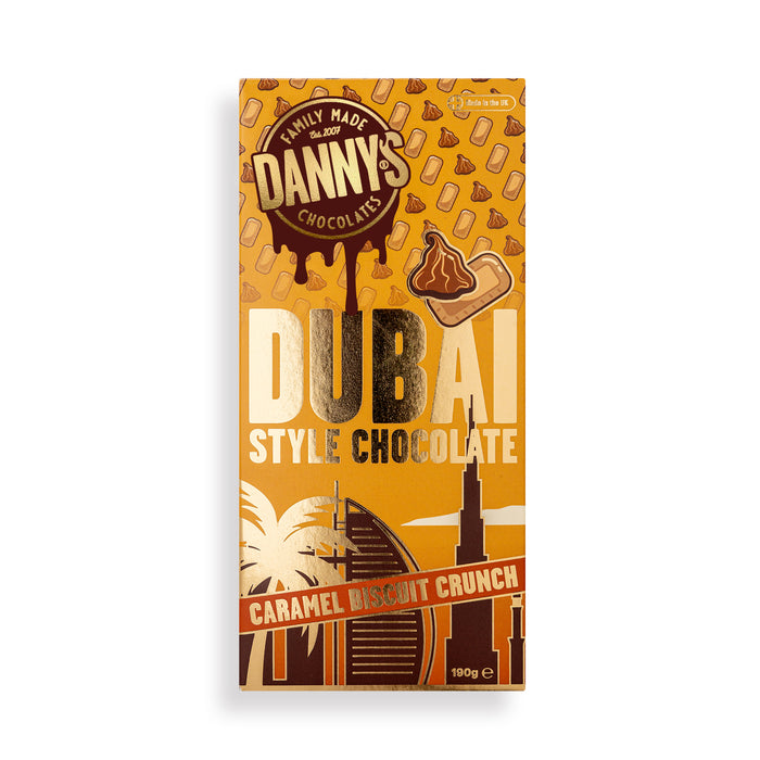 Dubai Caramel Biscuit Crunch 190g Chocolate Bars