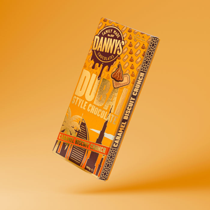 Dubai Caramel Biscuit Crunch 190g Chocolate Bars