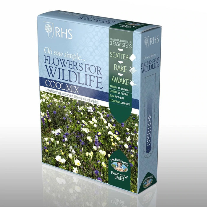 RHS Shake and Sow Flowers for Wildlife Cool Mix