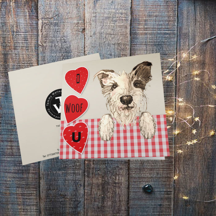 I Whoof You Greeting Card