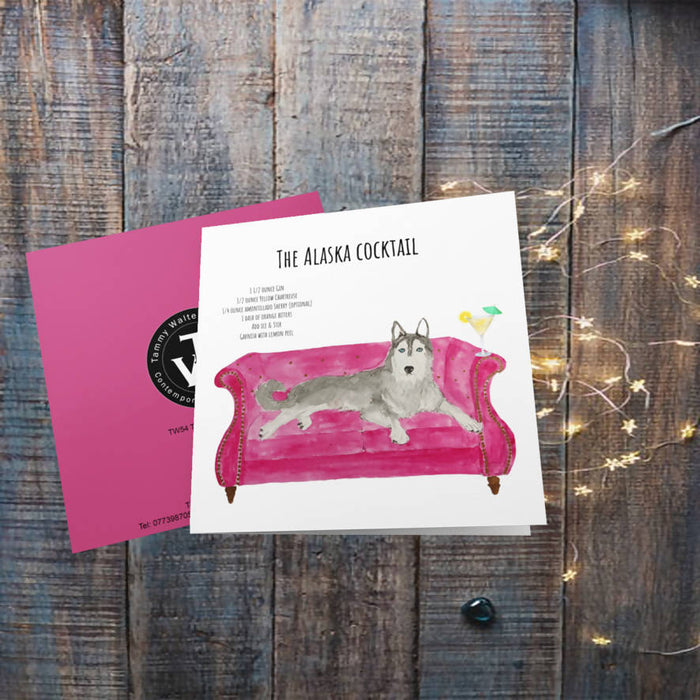 The Alaska Cocktail Greetings Card