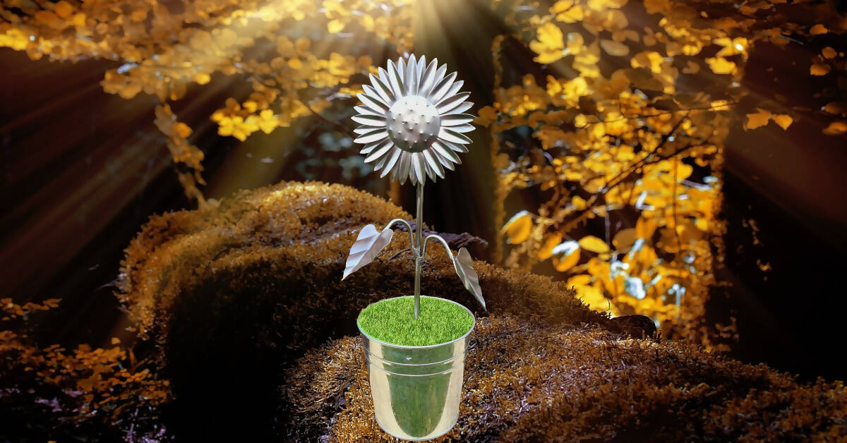 Sunflower Pot