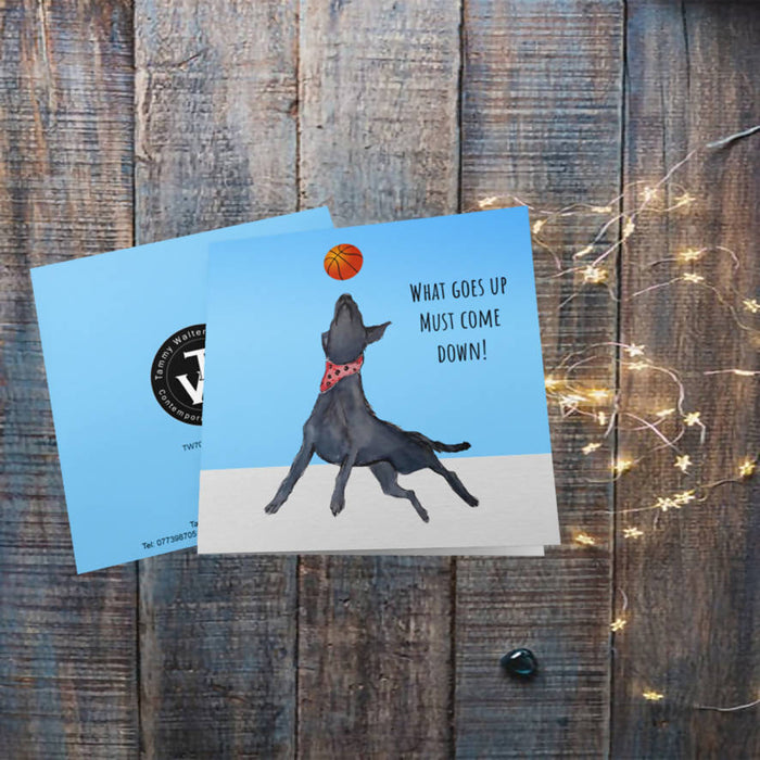 What Goes Up Greeting Card